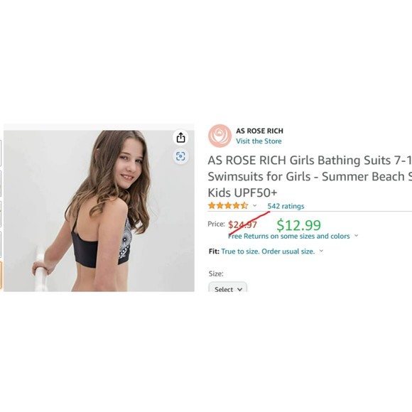 AS ROSE RICH Girls Two Piece Set - Picture 6 of 7